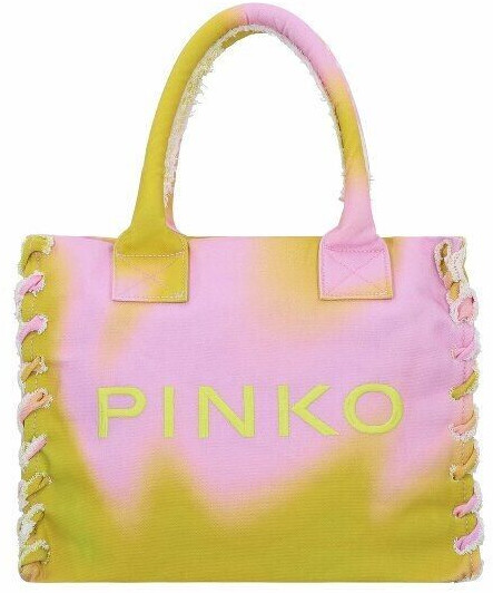 Pinko Handtasche Beach Shopping PE 23 PLTT 100782 A0PZ Weiß