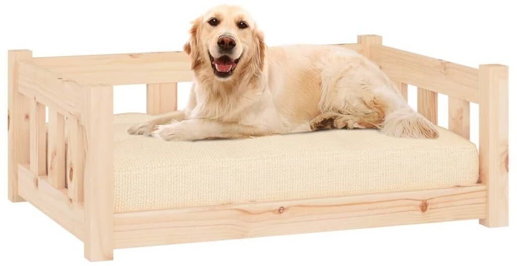 vidaXL Lit pour chien 75.5 x 55.5 x 28 cm naturel vidaXL Lit pour chien 75.5 x 55.5 x 28 cm naturel
