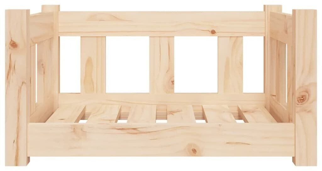 vidaXL Lit pour chien 55.5 x 45.5 x 28 cm naturel vidaXL Lit pour chien 55.5 x 45.5 x 28 cm naturel