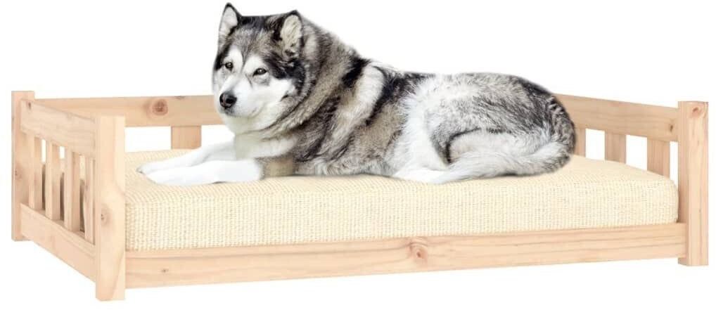 vidaXL Lit pour chien 105.5 x 75.5 x 28 cm naturel vidaXL Lit pour chien 105.5 x 75.5 x 28 cm naturel