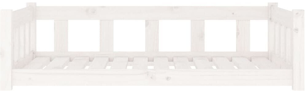 vidaXL Lit pour chien 105.5 x 75.5 x 28 cm blanc vidaXL Lit pour chien 105.5 x 75.5 x 28 cm blanc