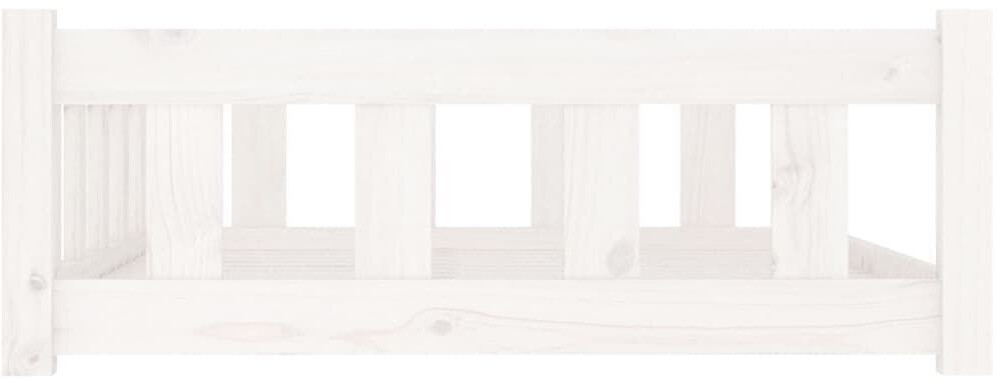 vidaXL Lit pour chien 105.5 x 75.5 x 28 cm blanc vidaXL Lit pour chien 105.5 x 75.5 x 28 cm blanc