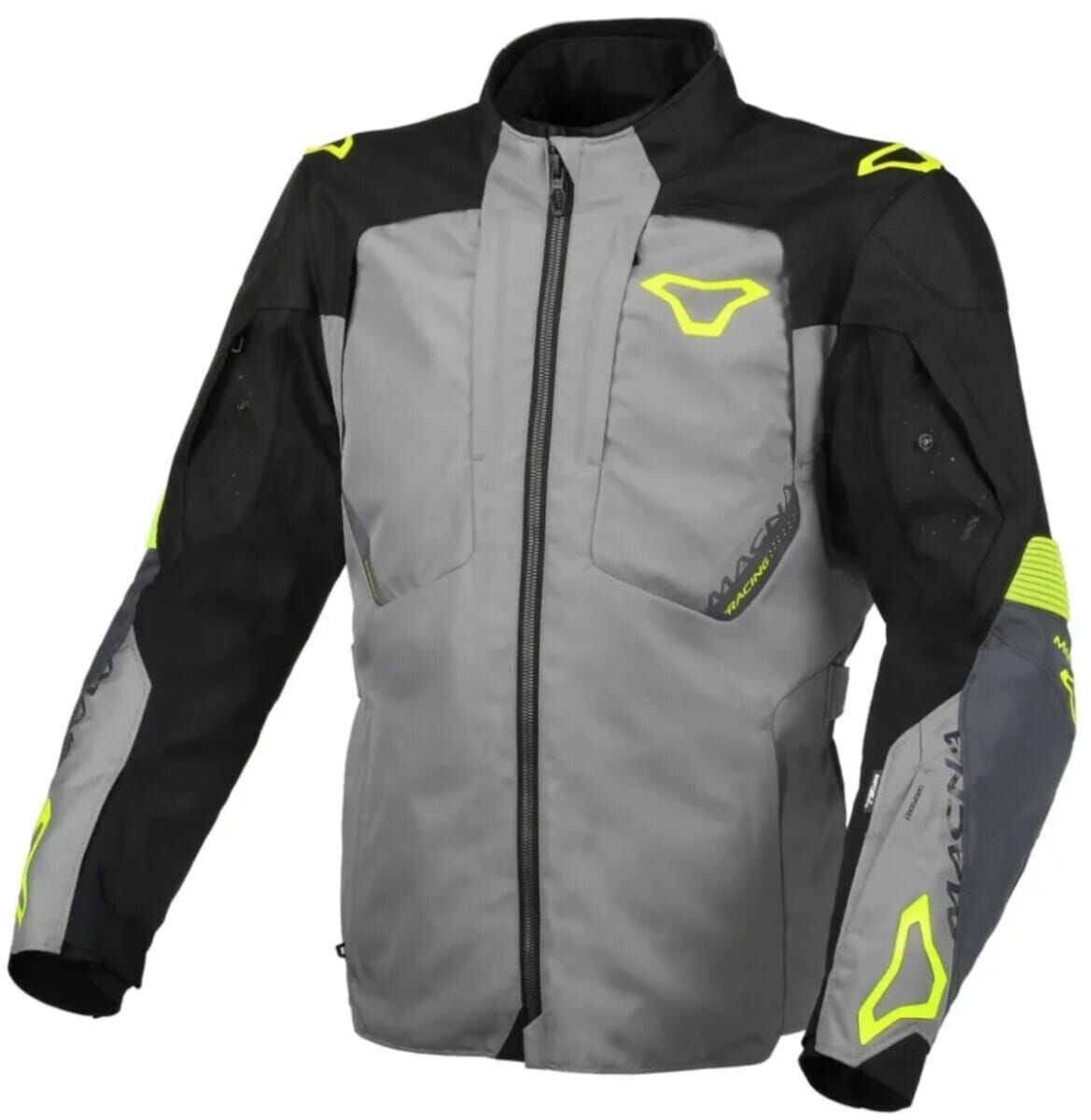 Macna Blouson Notch gris/noir/jaune