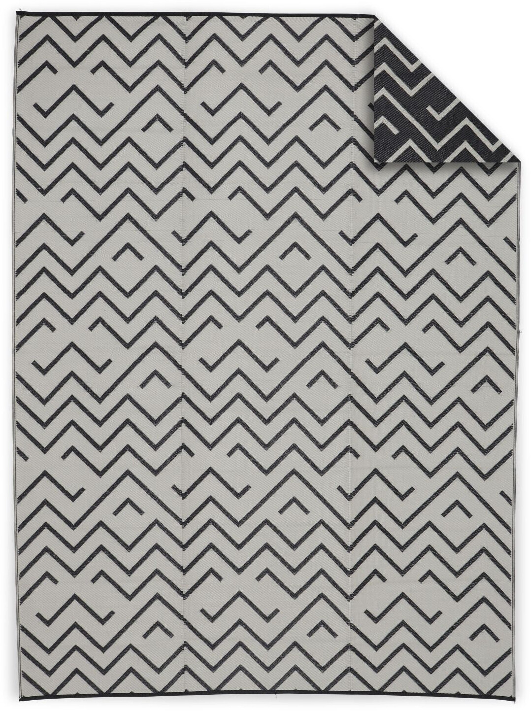 sweeek Outdoor carpet Sydney 270x360 cm black beige
