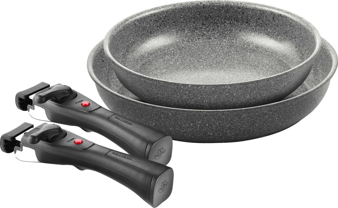 Ballarini Torre Fry Pan Set 24+28 cm 4 pcs. Grey