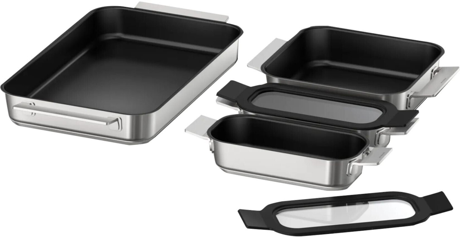 Siemens Pro Induction Flex Fry Pan Set 4 pcs. Black (HZ9FF040)