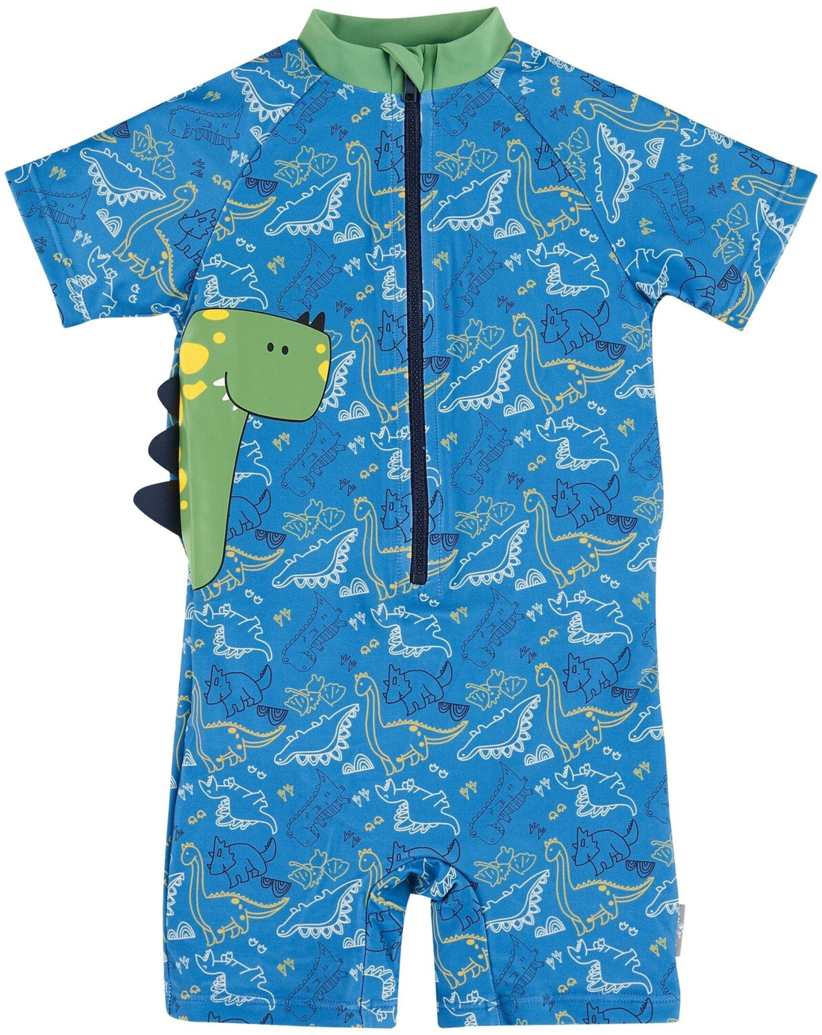 Sterntaler Swimming Costume With All-Over Dino Print And 3d Spikes (2502371) blue
