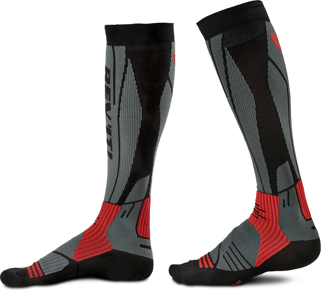 REV'IT! Andes Socks light grey/red