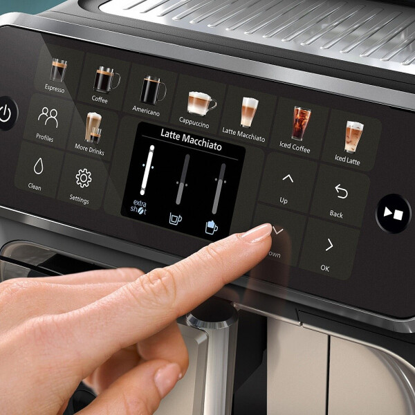 Philips Series 5500 Latte Go Kaffeevollautomat EP5549/70 Schwarz Silber, Bild 6
