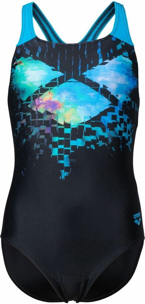 Arena Girls' Swimming Suit Arena Multi Pixels Print (006679)