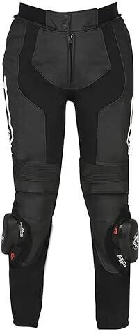 Furygan Bud Lady Leather Trousers black/white