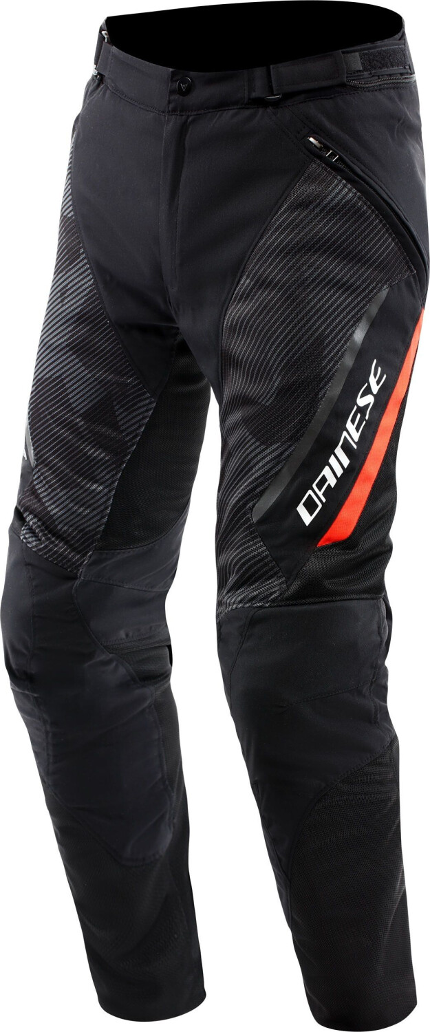 Dainese Drake 2 Super Air Tex Pants black/grey/neon red