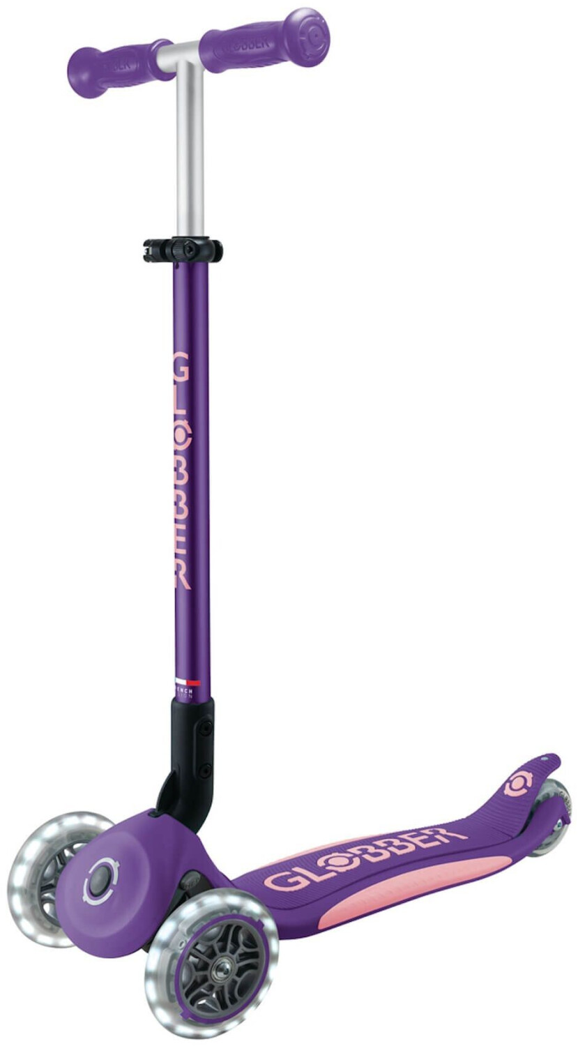 Globber Primo Foldable Plus Lights dark purple