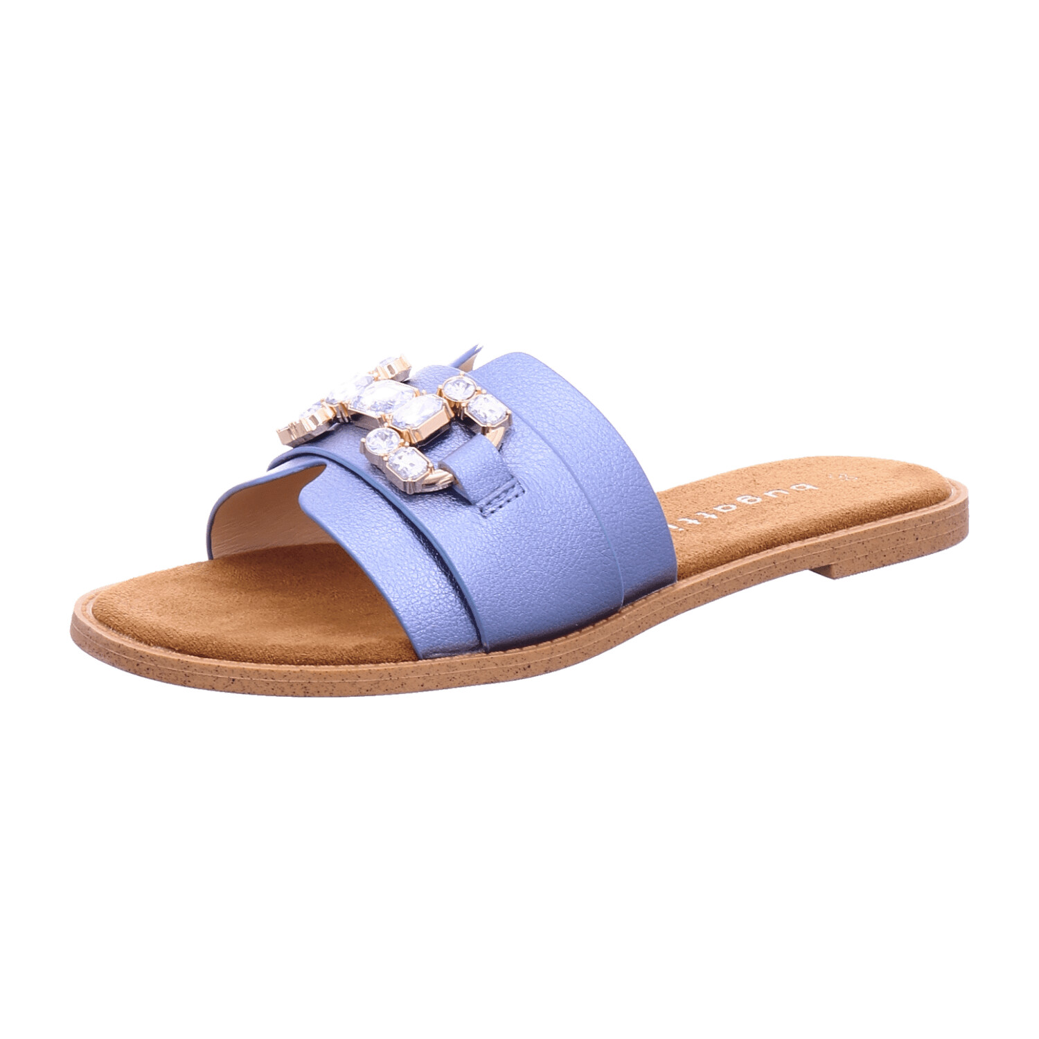 Bugatti 435-AI290 Women's Slide Sandal light blue