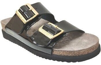 Mephisto Hester Patent Leather Black Sandals