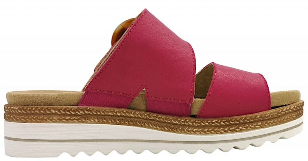 Remonte Dorndorf Mules smooth leather fuchsia