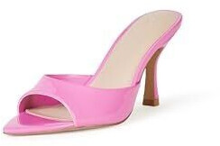 The Drop Mandy Sandals with pointed toe area pink