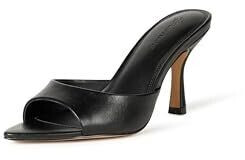 The Drop Mandy Sandals with Pointed Toe Area black