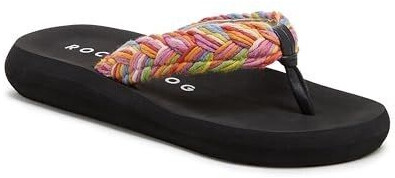 Rocket Dog Sunset Cord Flipflop Rainbow Braid
