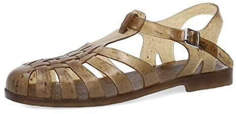 Andres Machado Beach shoes made of durable PVC Buckle closure Men's sandals Sand color
