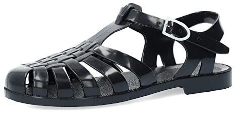 Andres Machado Plastic sandals black