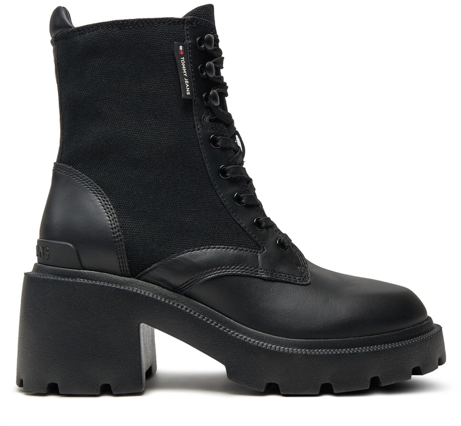 Tommy Hilfiger TJW Mid Heel Mix Media black