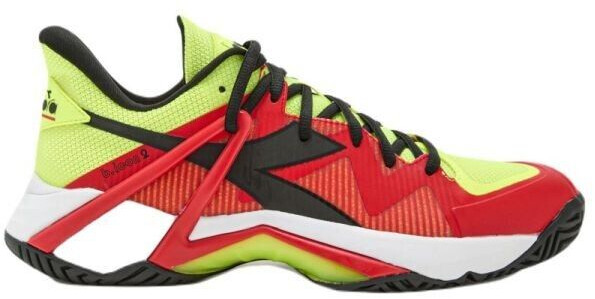 Diadora B Icon 2 AG Tennis Shoes black red yellow