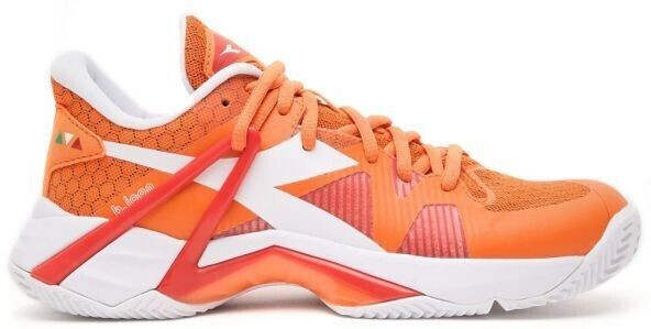Diadora B Icon W Clay Women's Tennis Shoes white red orange