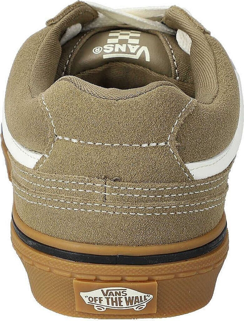 Vans old skool suede and gum khaki trainers new arrivals