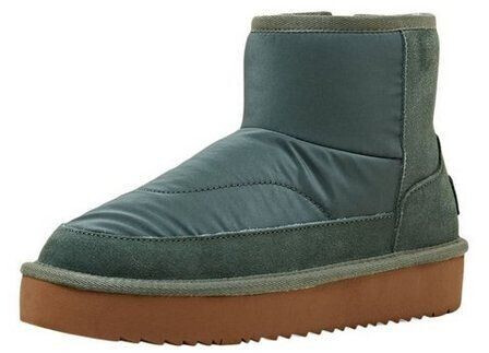 Esprit with faux fur lining emerald green