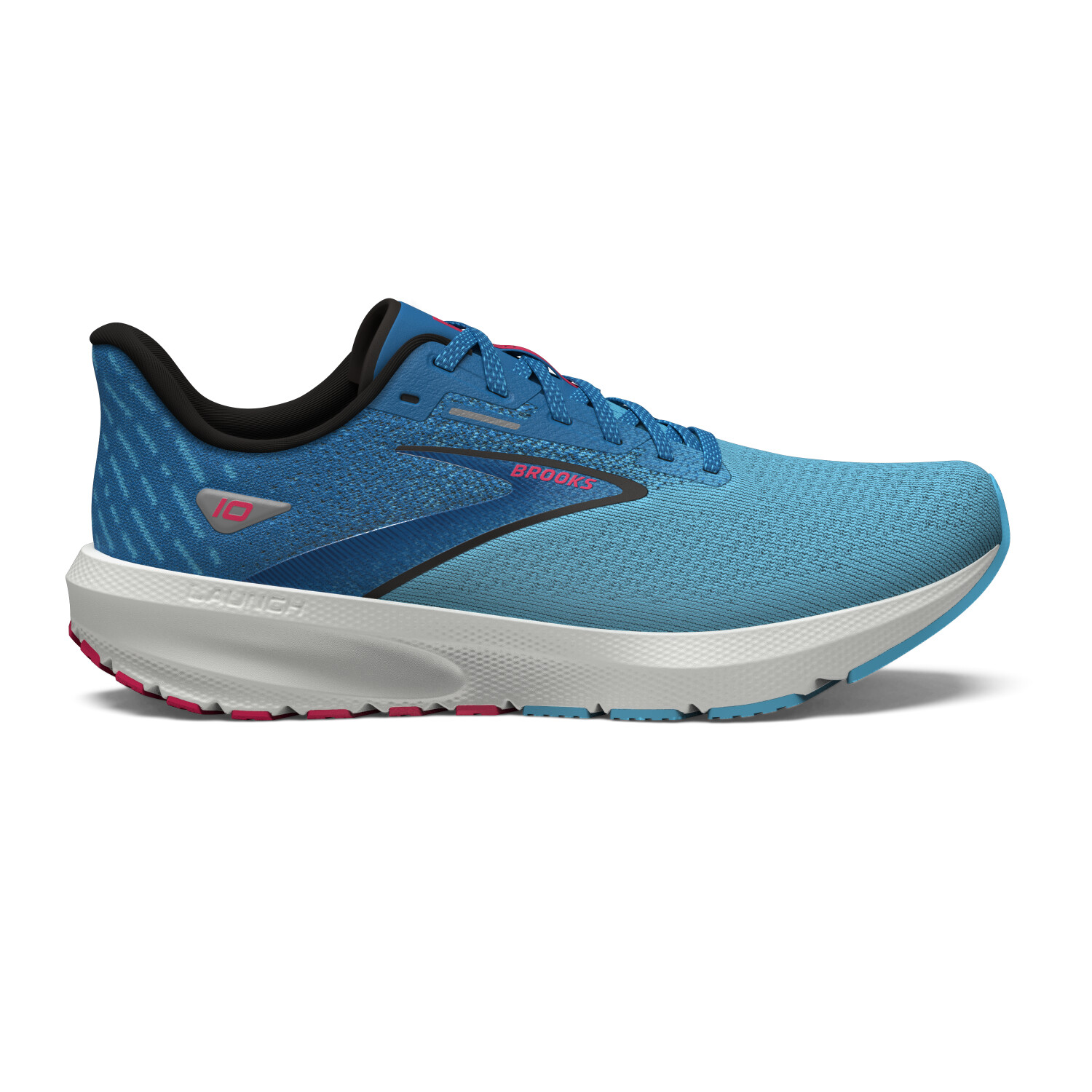 Brooks Launch 10 lchrystal seas/blue jay/black