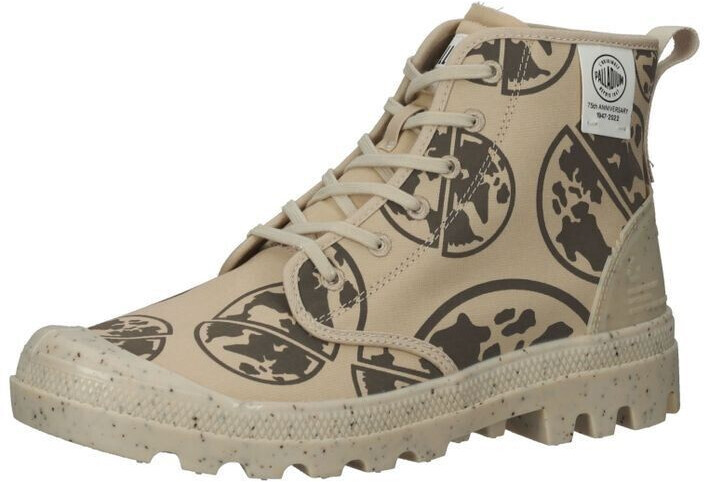 Palladium Lace-up beige black