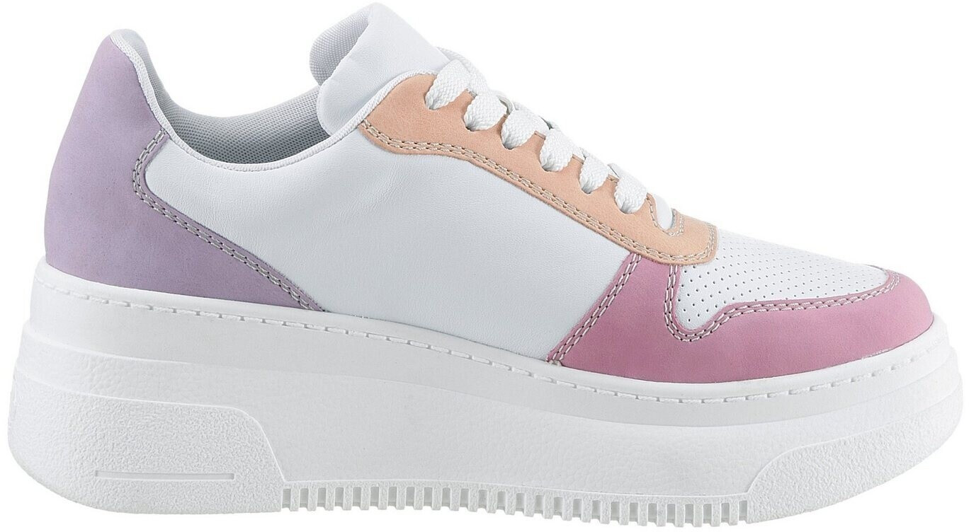 Rieker Plateau Sneaker weiB bunt Pastell M7814 90 ab 55 39 Preisvergleich bei idealo