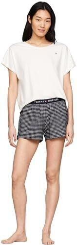 Tommy Hilfiger Piyama Set Short white/black