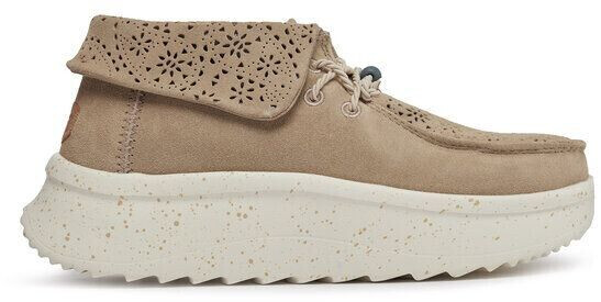 Dude Wendy Peak Fold Suede beige 40256-255