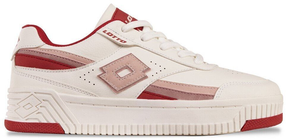 Lotto Platform Sneakers with Logo Double Layer Look offwhite rose