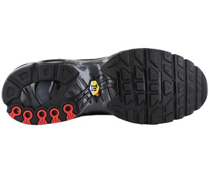 Schuh air max plus black/university red-wolf grey outlet