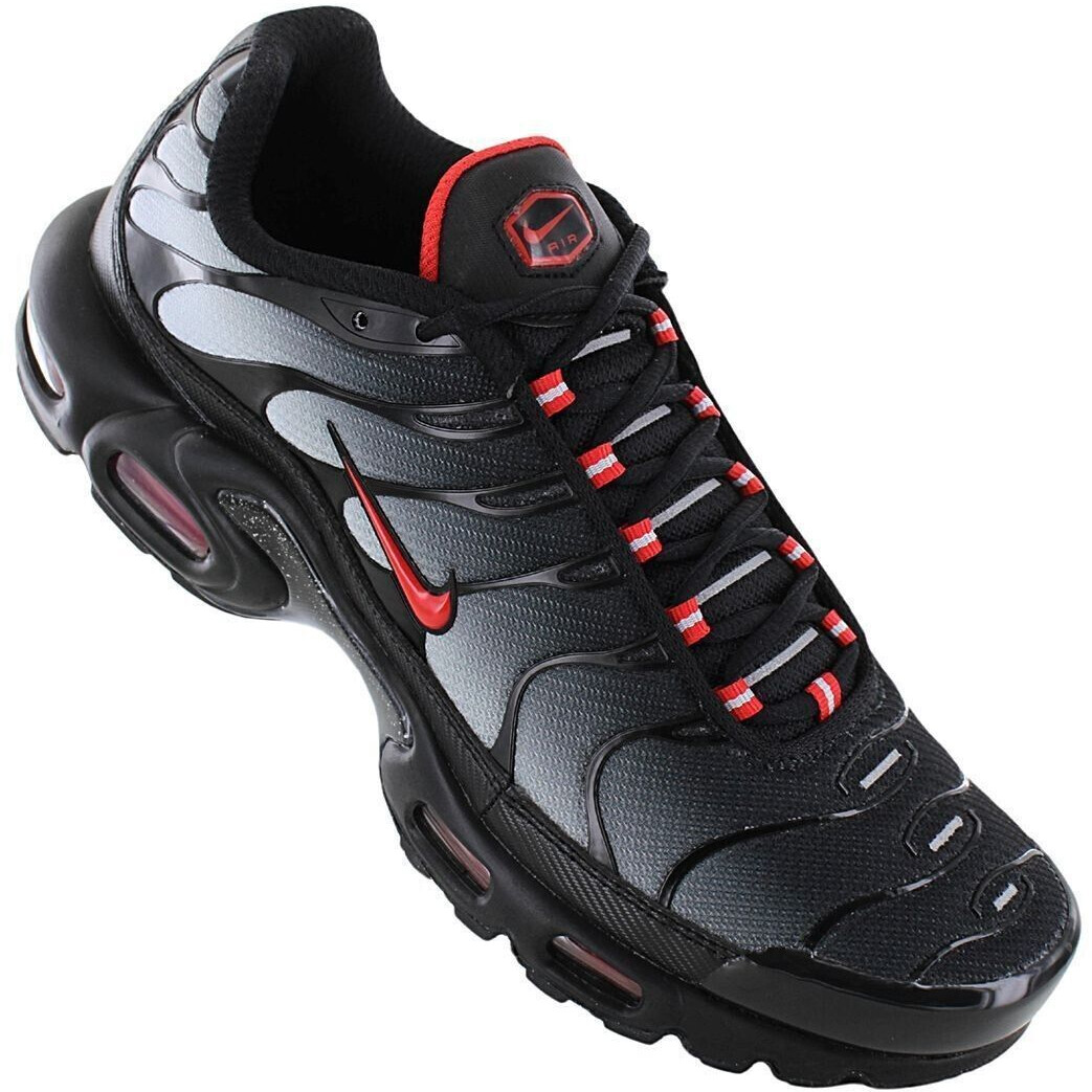 Nike Schuh Air Max Plus schwarz university red wolf grey ab 169 99 Preisvergleich bei idealo