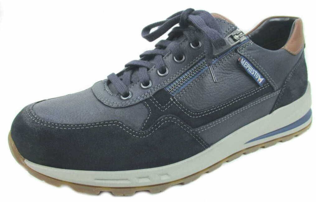 Mephisto Comfort lace-up shoe blue Bradley