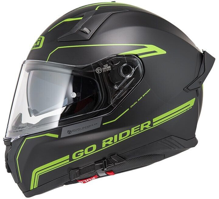 NZI Go Rider Stream Duo Solid Nouveau Black k Matt