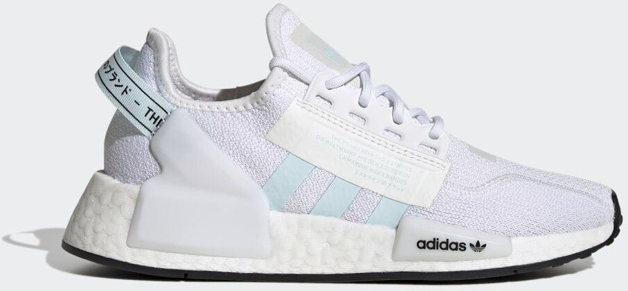 Adidas NMD R1 V2 Shoe Cloud White Almost Blue Core Black