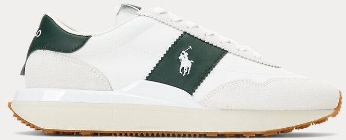 Polo Ralph Lauren Train 89 Sneaker with suede panels white