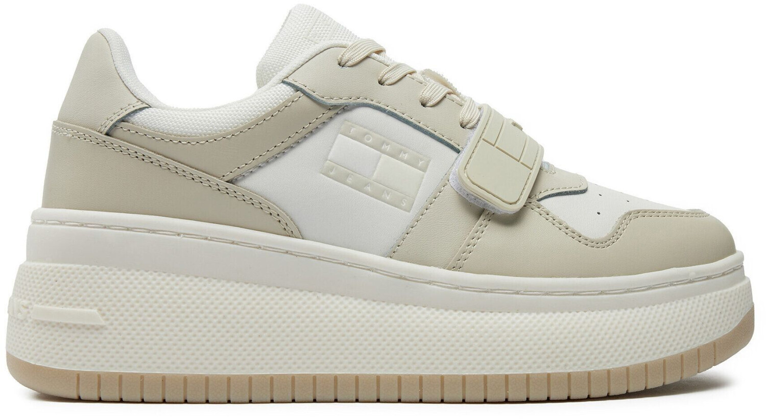 Tommy Hilfiger Sneakers TJW Retro Basket Flatform Velcro Ecru ab 75 49 Preisvergleich bei idealo