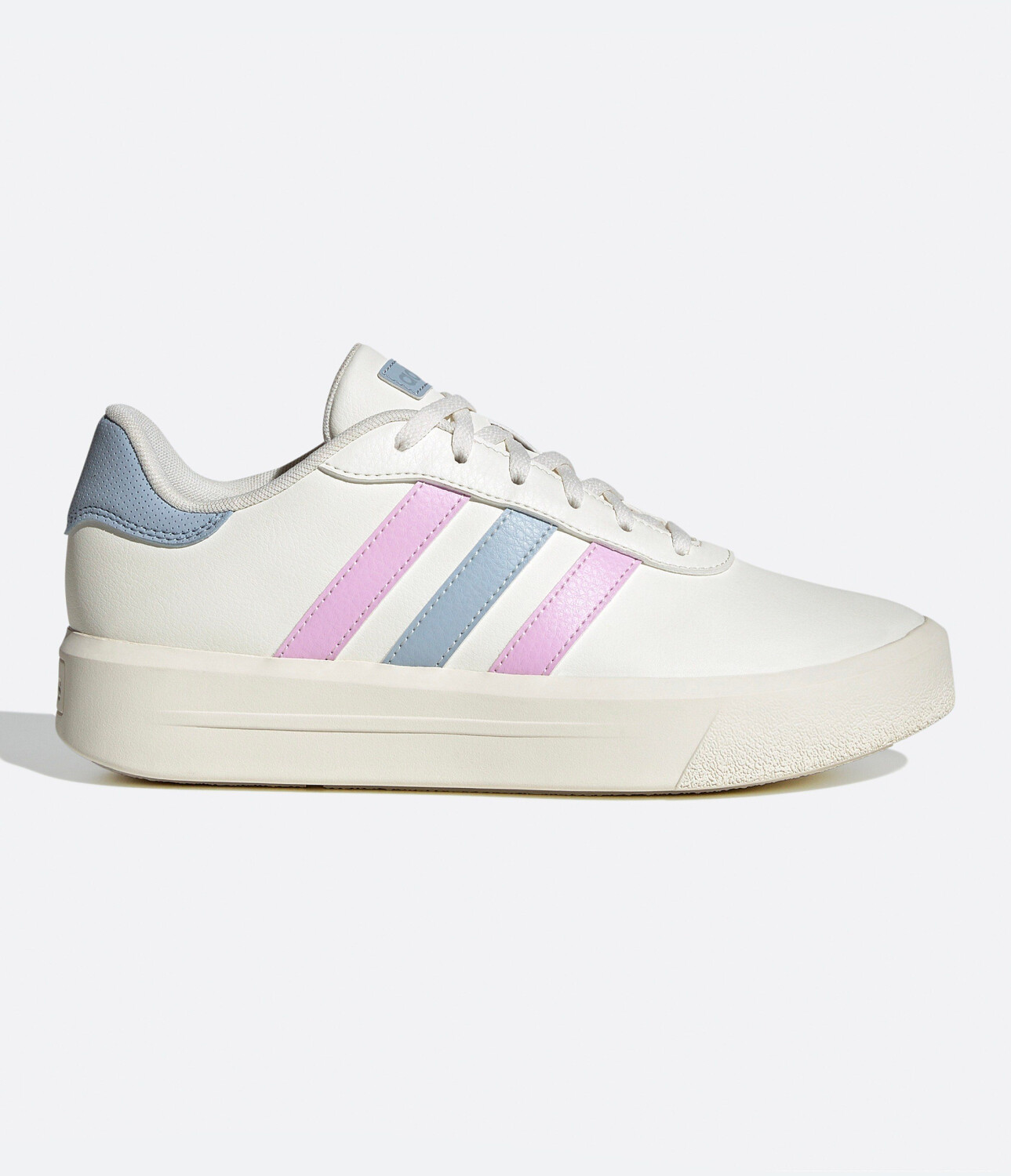 Adidas Court Platform Owhite Blilil Wonblu Girl Shoes
