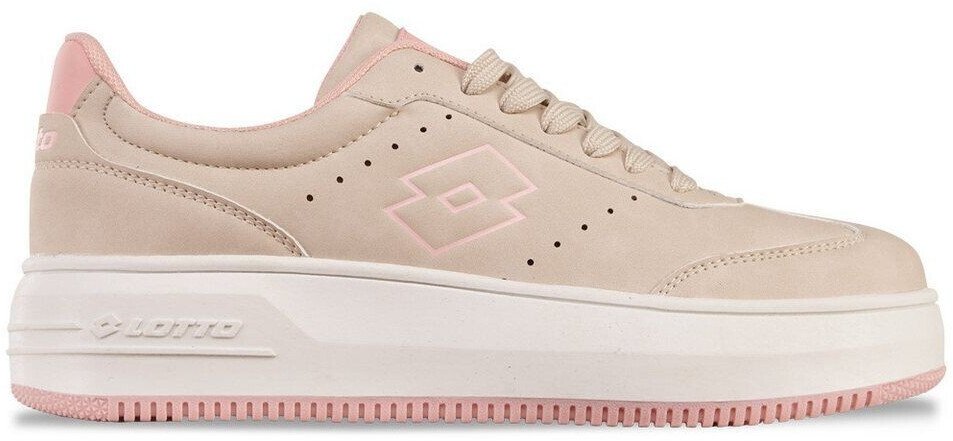 Lotto Sneaker with Platform Sole beige rose