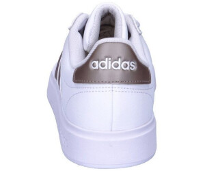 White and rose gold adidas cloudfoam on sale