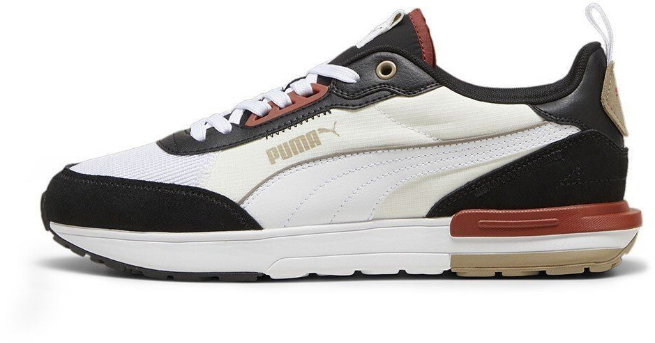 Puma R22 Trainers white black