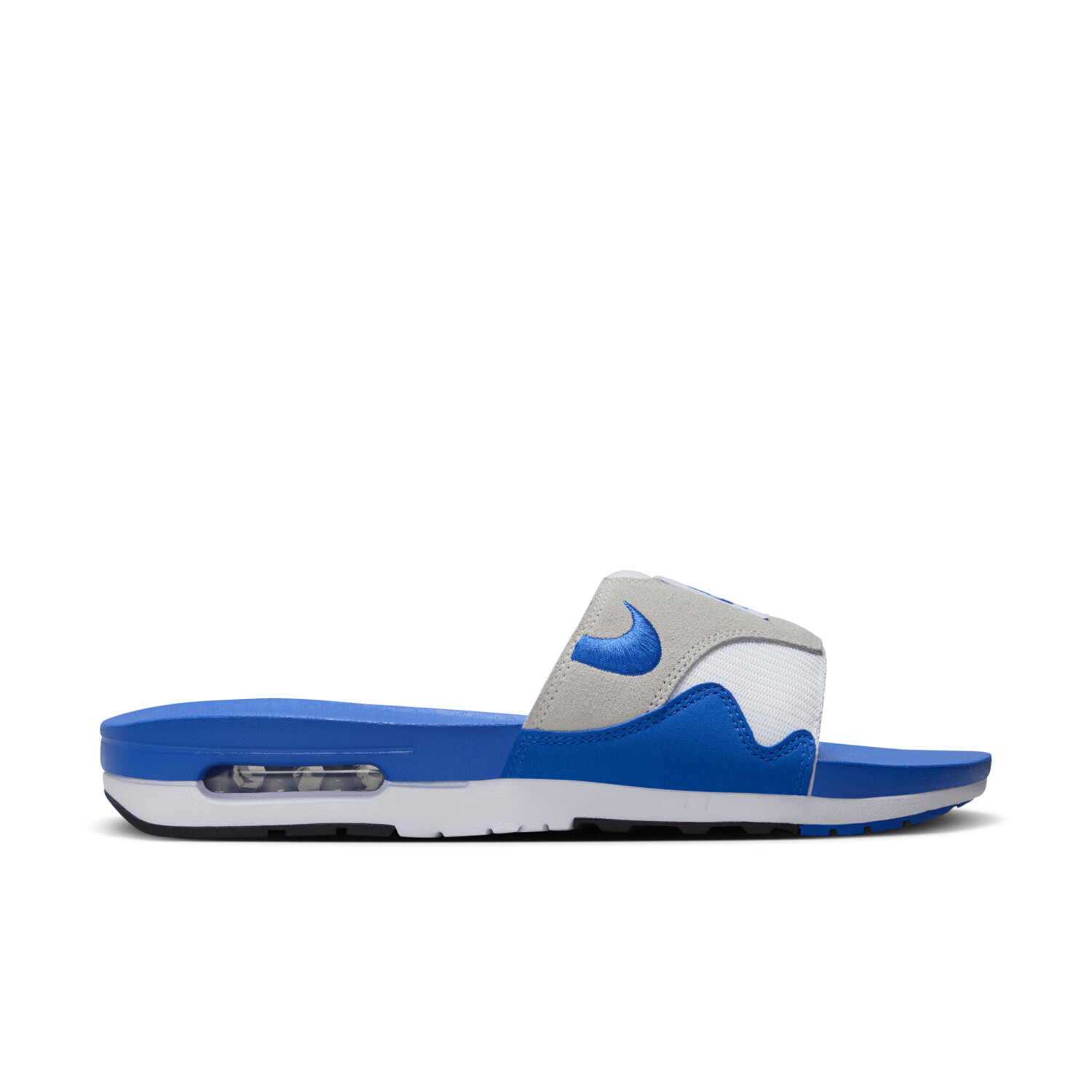 Nike Air Max 1 Slides white black light neutral grey royal blue ab 109 99 Preisvergleich bei idealo