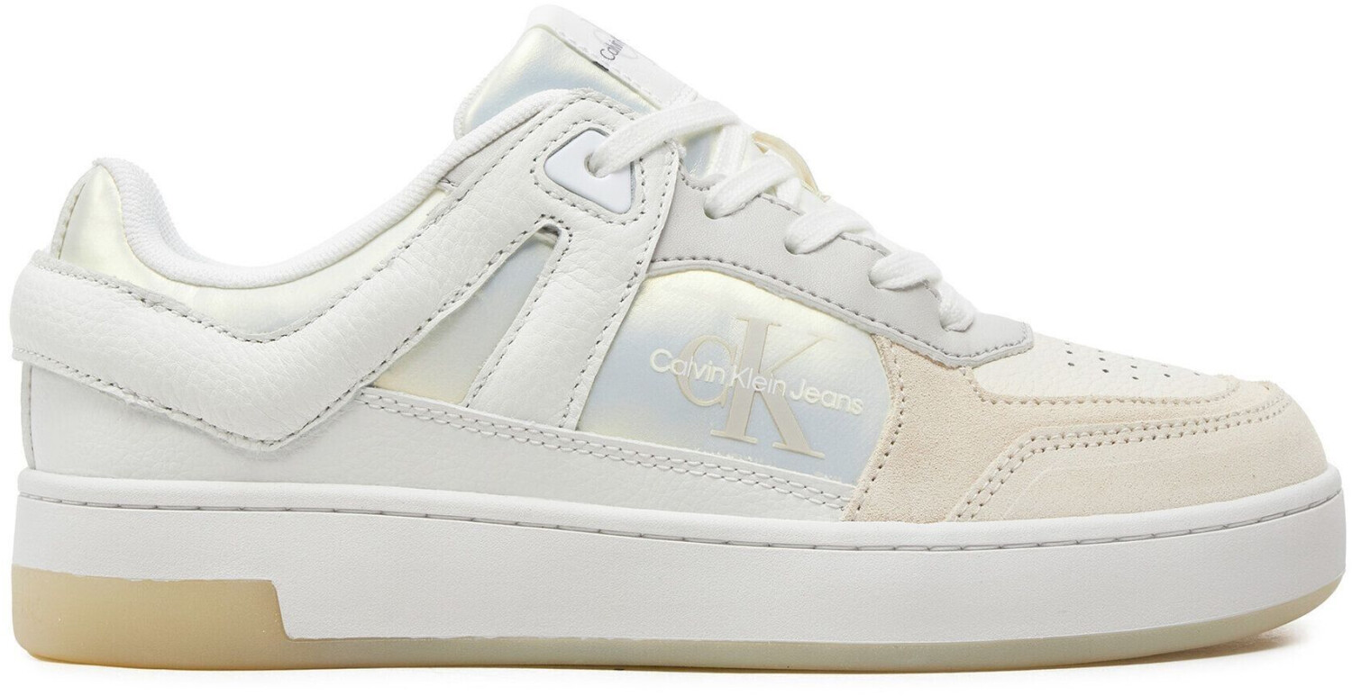 Calvin Klein Sneakers Basket Cupsole Low Mix Ml Mtr YW0YW01490 white