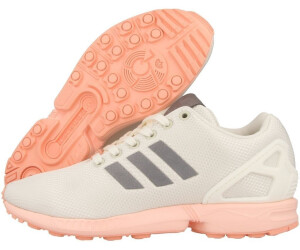 Adidas originals womens zx flux trainer grey / white / glitter cheap